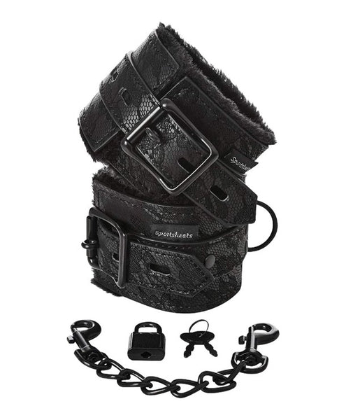 Sincerely Yours Faux Leather Femme Cuffs
