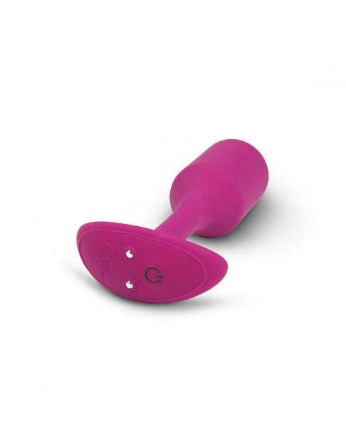 B-Vibe Vibrating Snug Plug Medium in Pink Rose