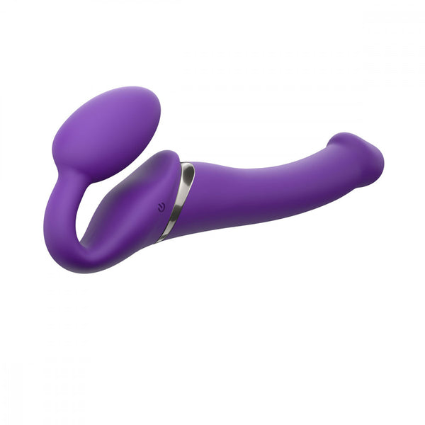 Strap-On-Me Vibrating Strapless Dildo in Medium Purple