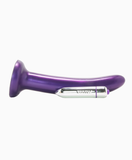 Tantus Leisure Smooth Dildo w/ Bullet in Purple