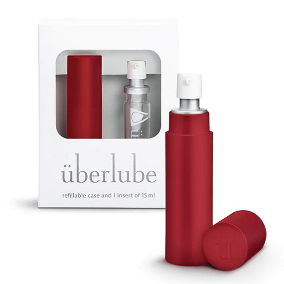 Uberlube Good to Go Travel Set in Red
