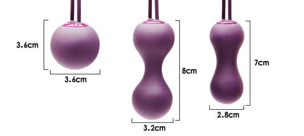 Je Joue Ami Balls Kegel Weight Set in Purple