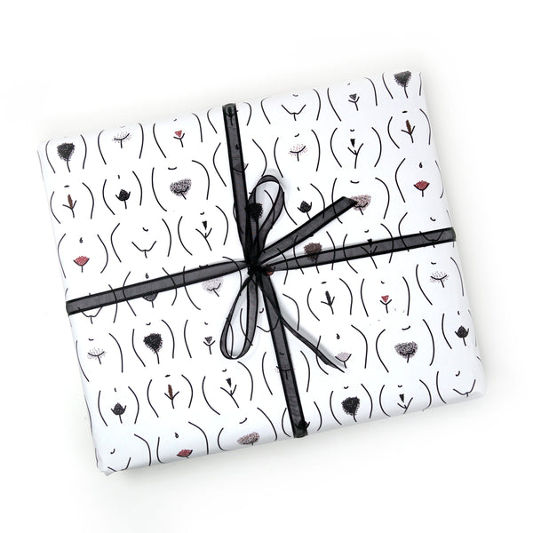 Sexy Gift Wrap Sheets w/ Pubes