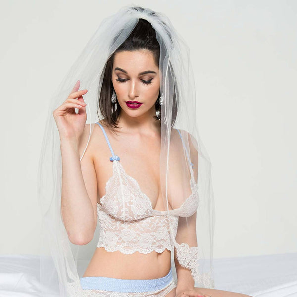 Foxers Lace Bralette in Ivory Wedding